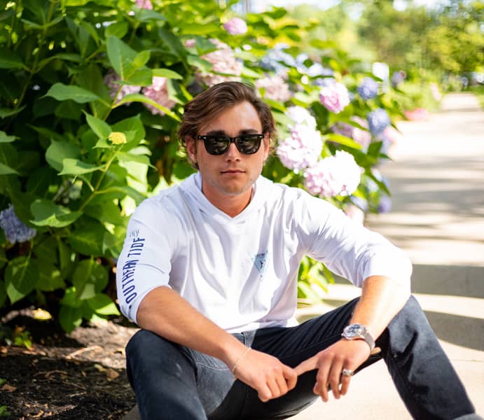 Man wearing sunglasses