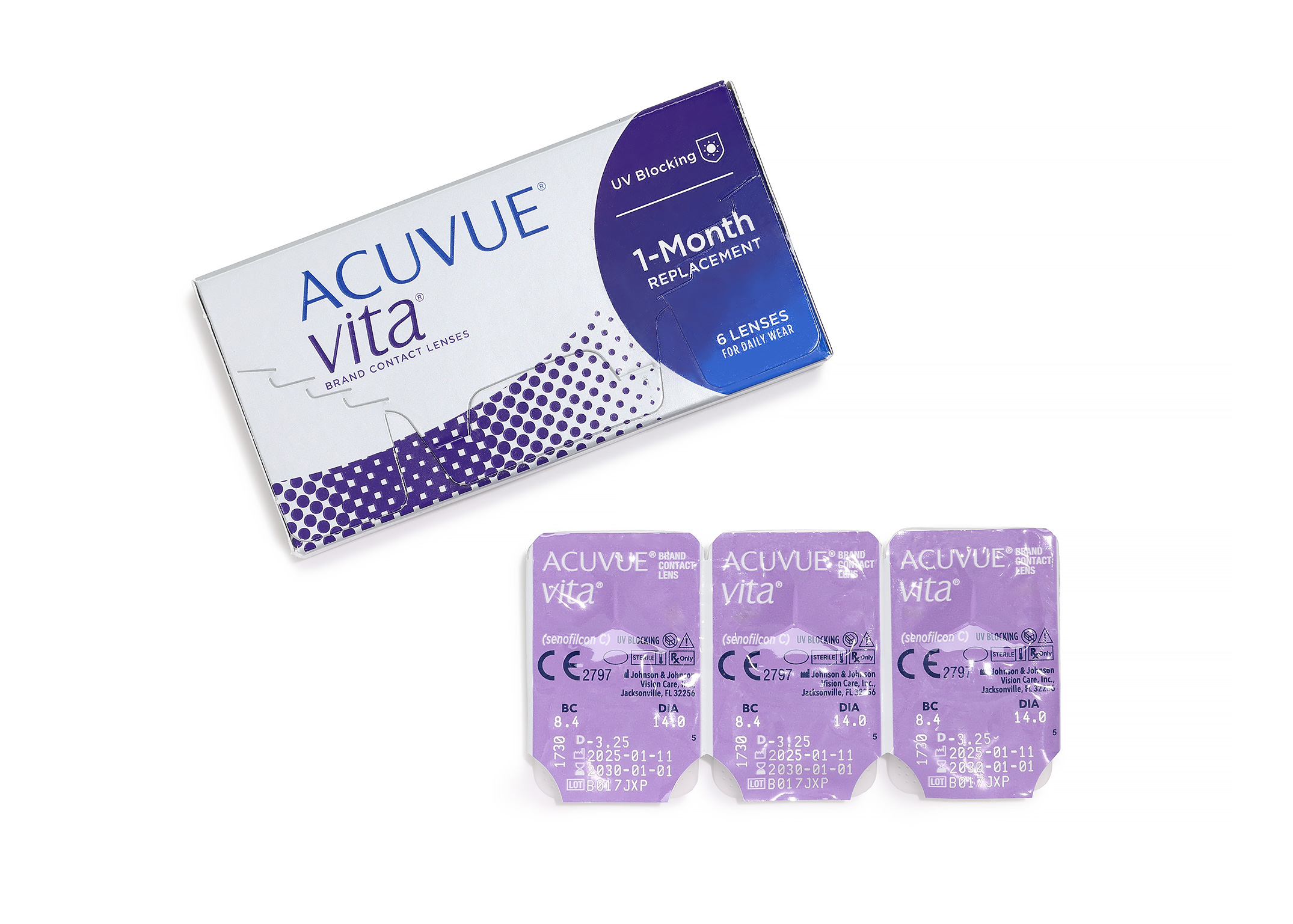 Acuvue Vita Contacts 6pk RX