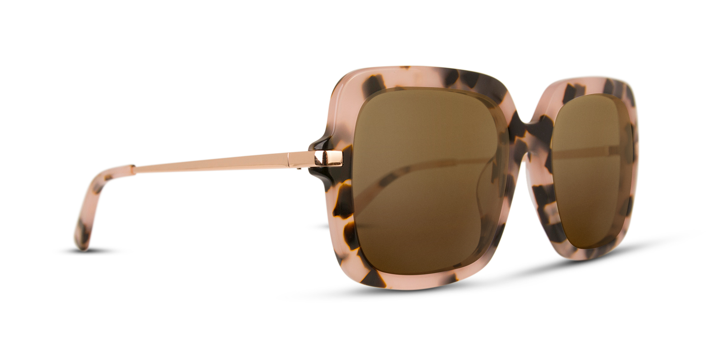 Bonnie - Pink Tortoise - Sunglasses