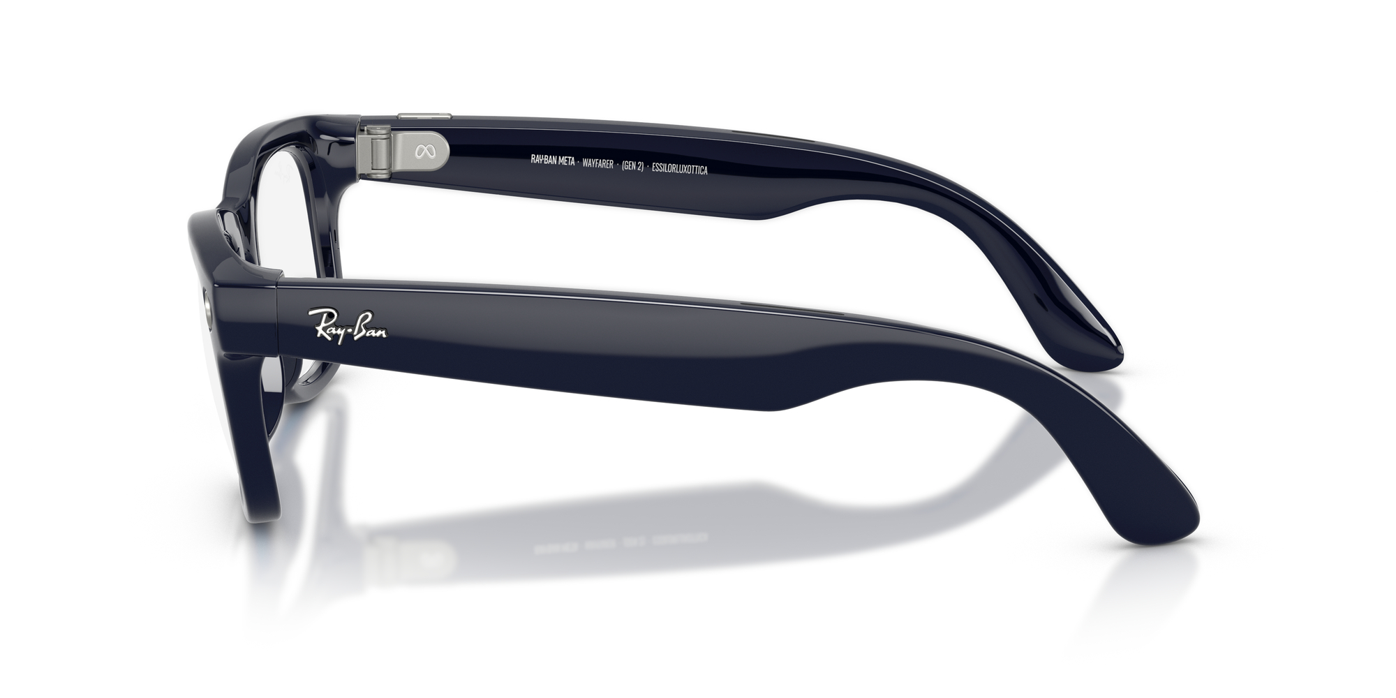 Ray-Ban Meta Wayfarer L (Gen 2) RW4012 53mm - Shiny Cosmic Blue