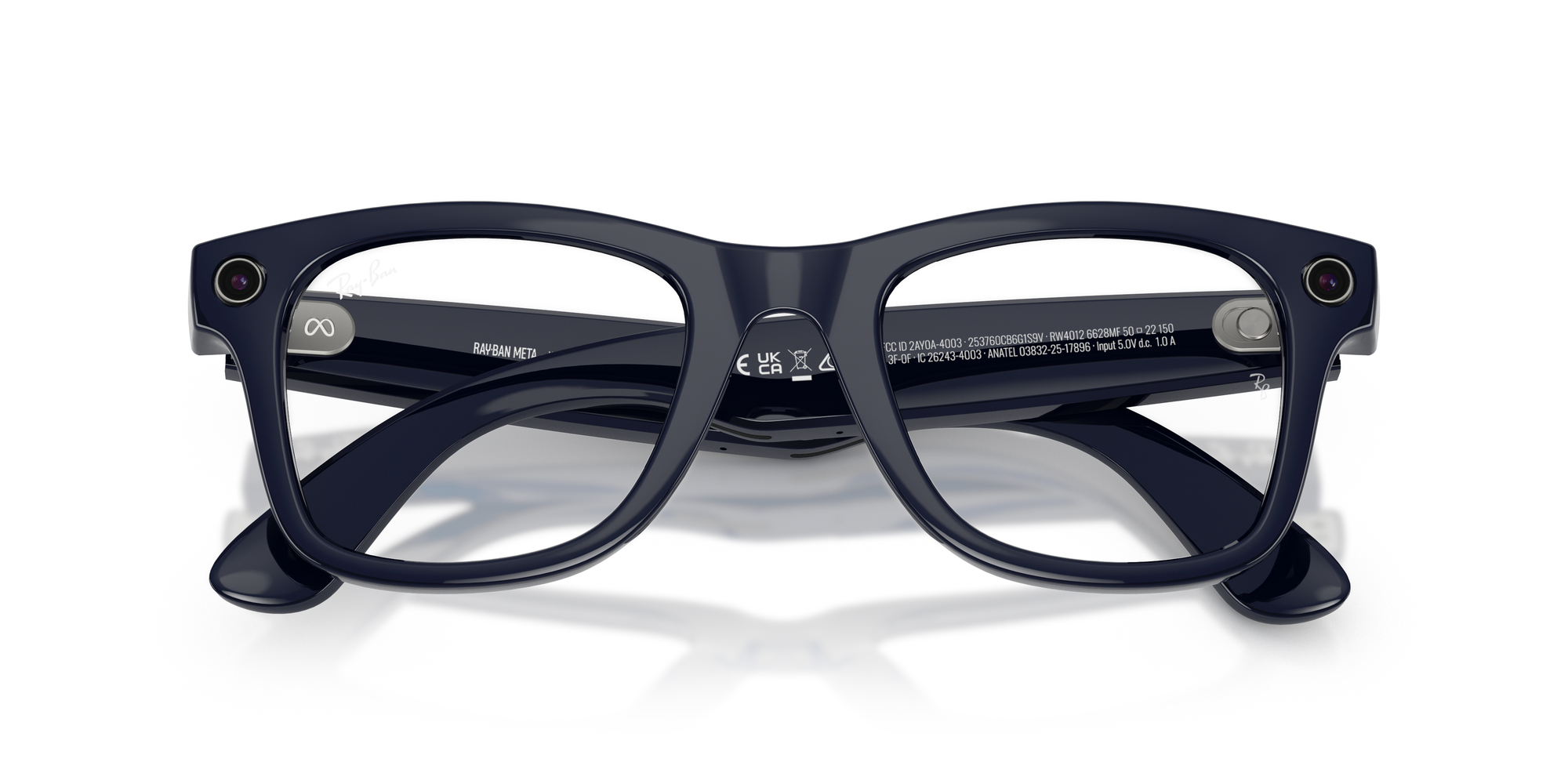 Ray-Ban Meta Wayfarer (Gen 2) RW4012 50mm - Shiny Cosmic Blue