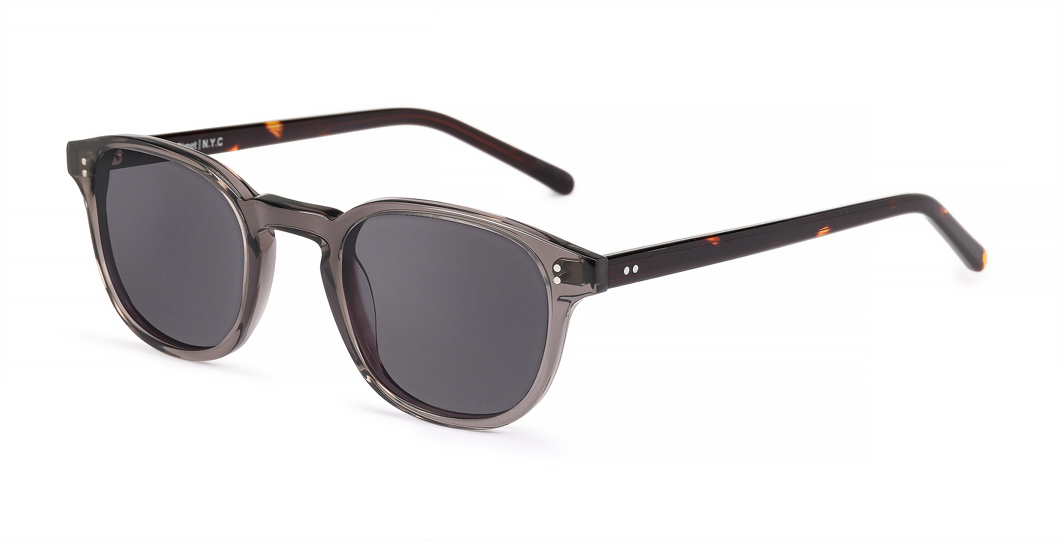 Crosby - Crystal Grey / Tortoise Fusion
