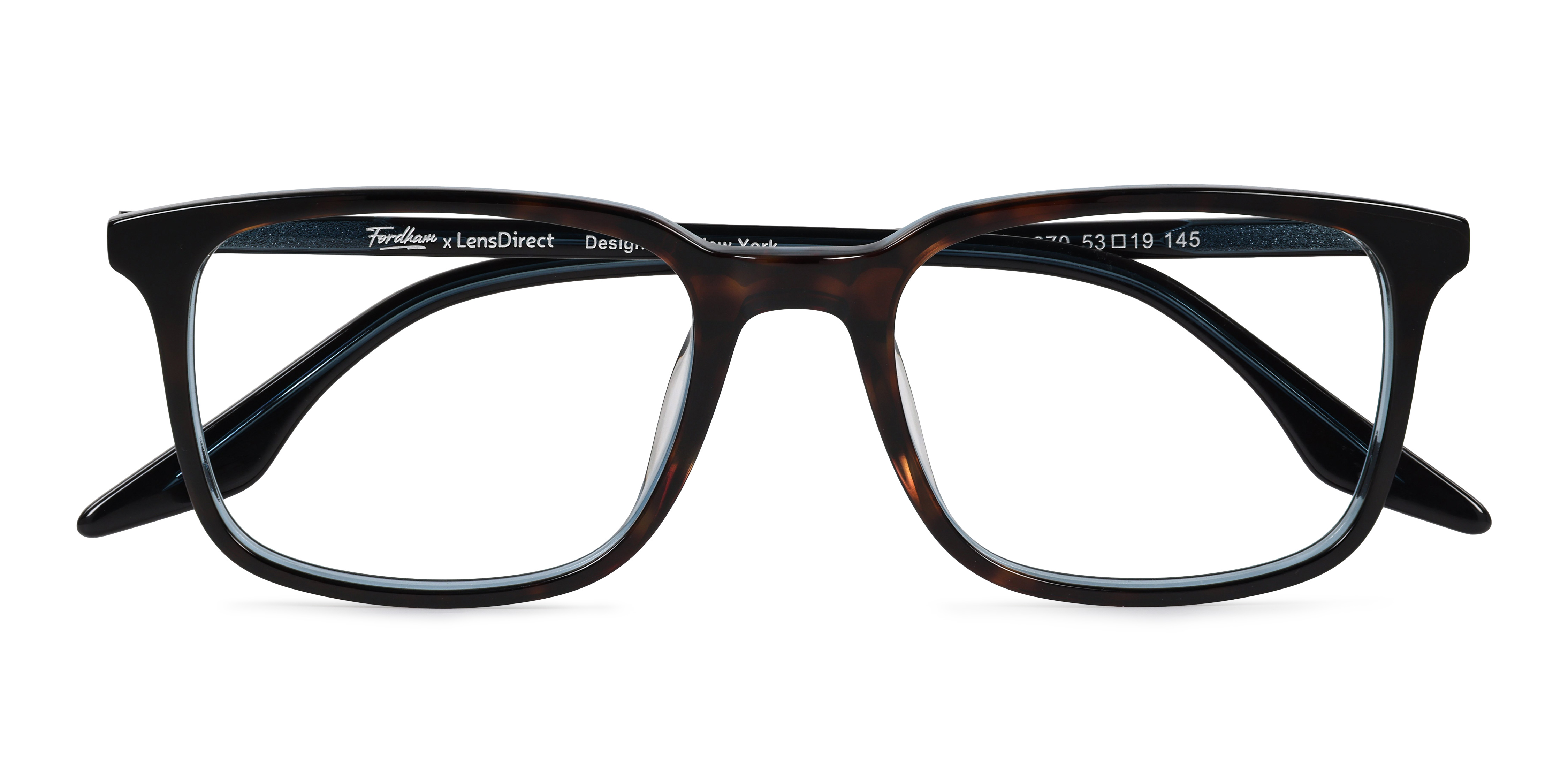 Porter - Dark Tortoise on Blue