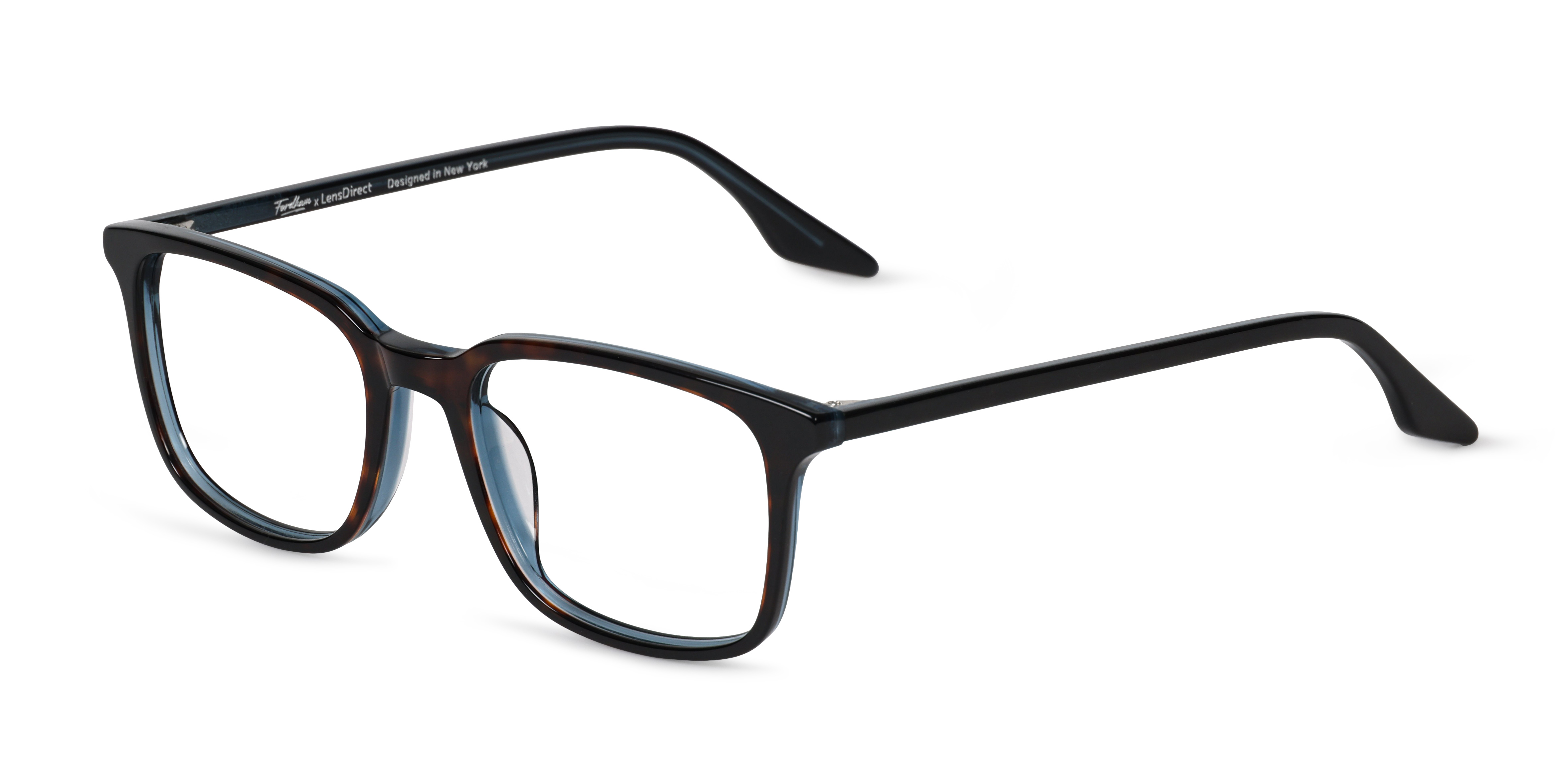 Porter - Dark Tortoise on Blue