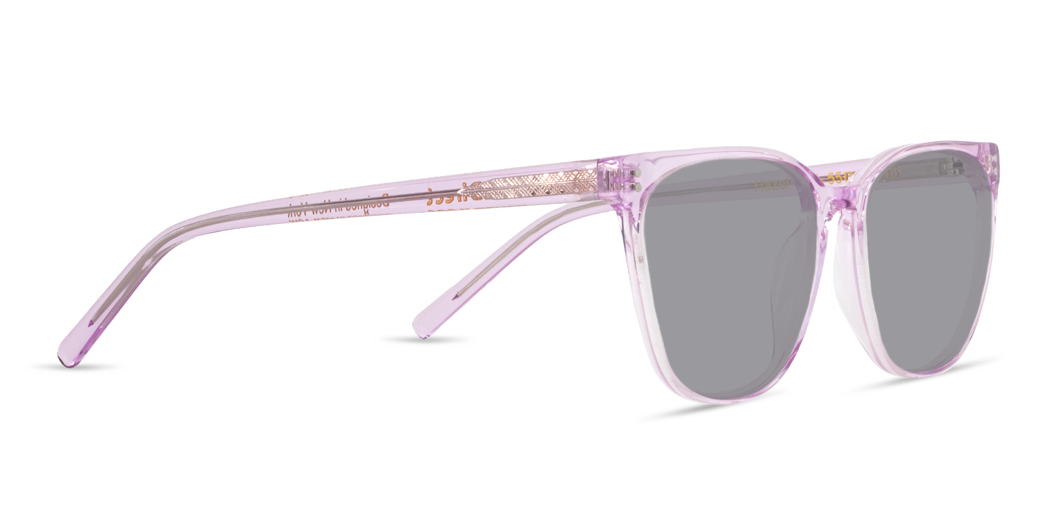 Hazel - Crystal Pink Sunglasses