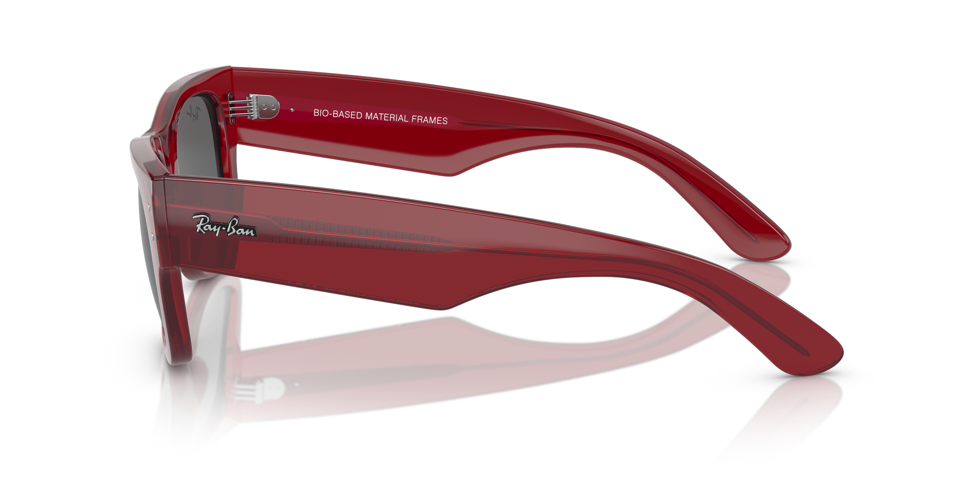 Mega Wayfarer RB0840S 51mm - Transparent Red