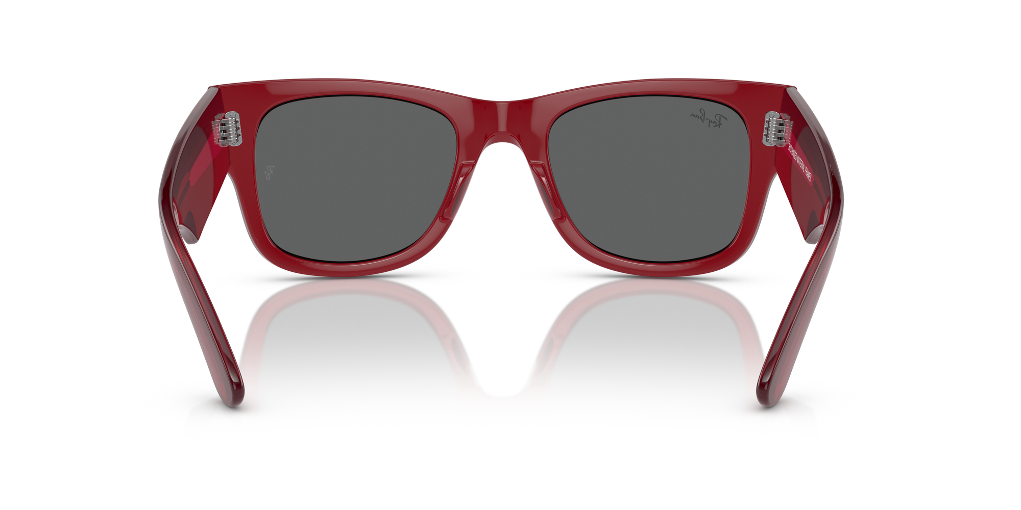 Mega Wayfarer RB0840S 51mm - Transparent Red