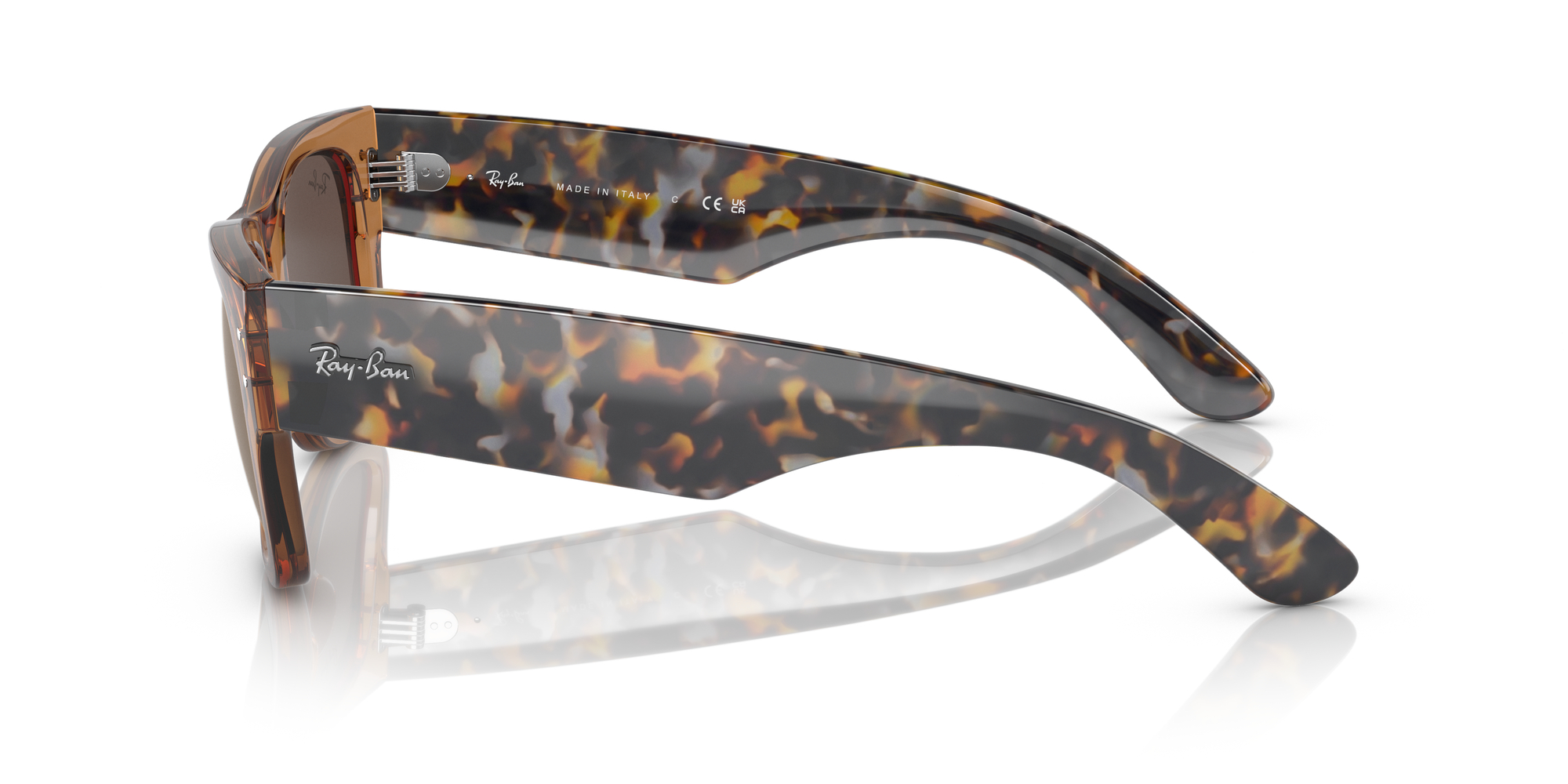 Mega Wayfarer RB0840S 51mm - Transparent Brown