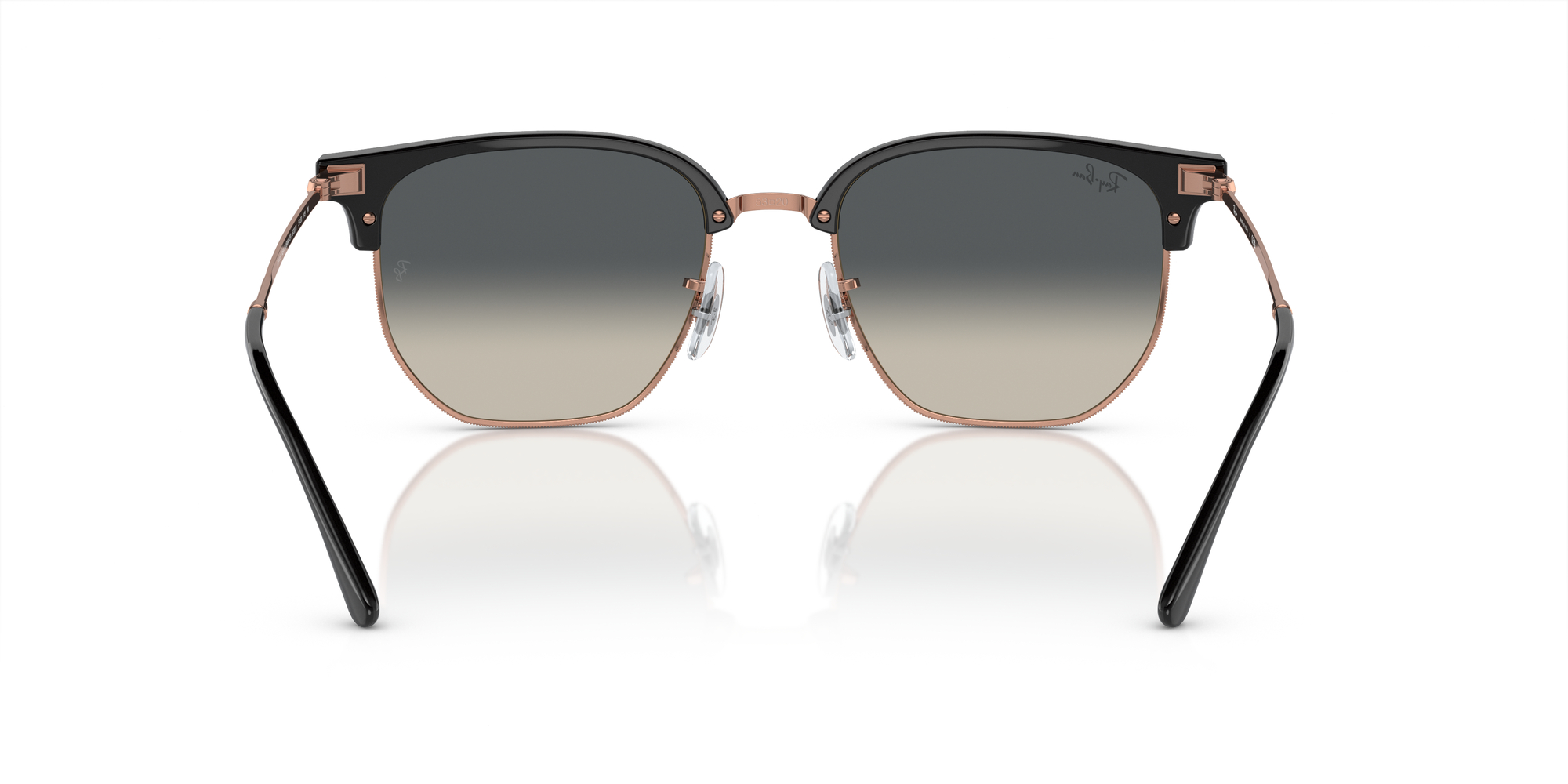 New Clubmaster RB4416 51mm - Dark Grey On Rose Gold