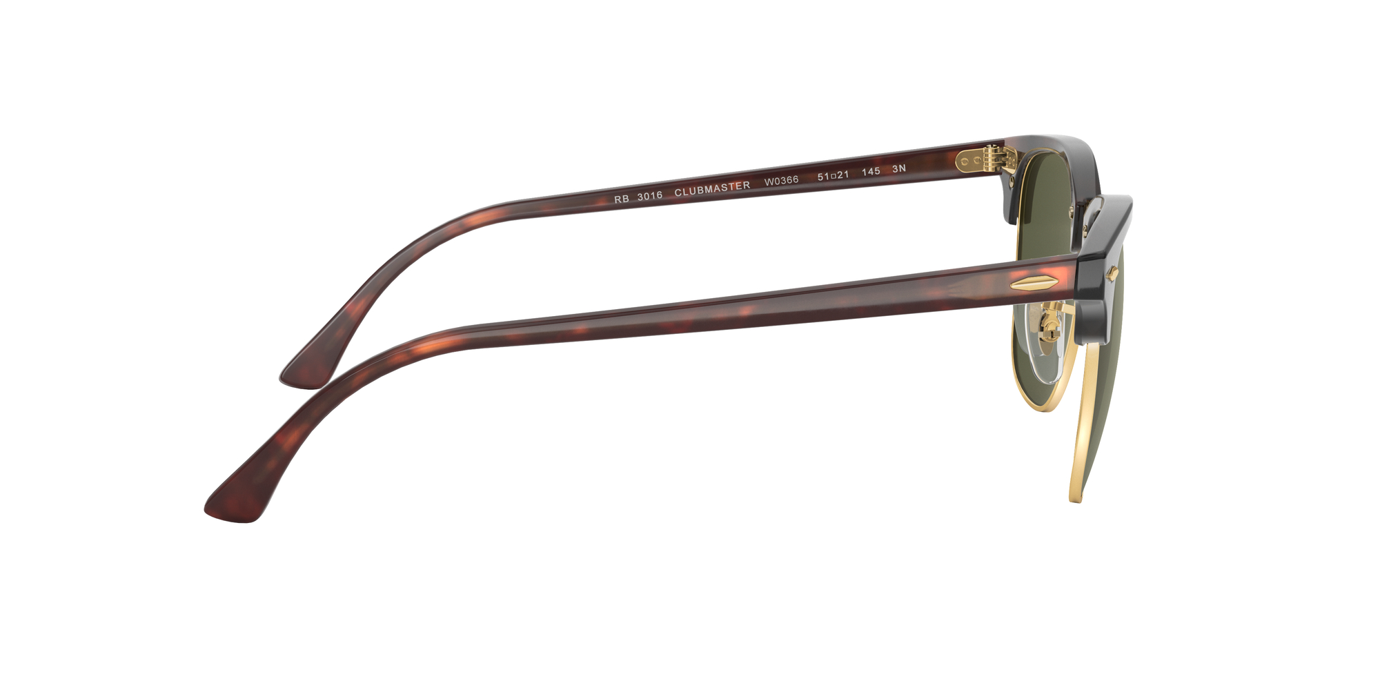 Clubmaster RB3016 49mm - Mock Tortoise On Arista