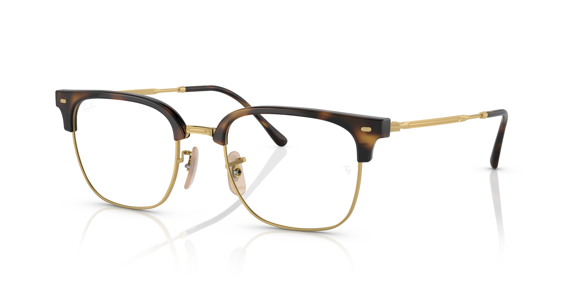 New Clubmaster Optics RX7216 51mm - Havana On Arista