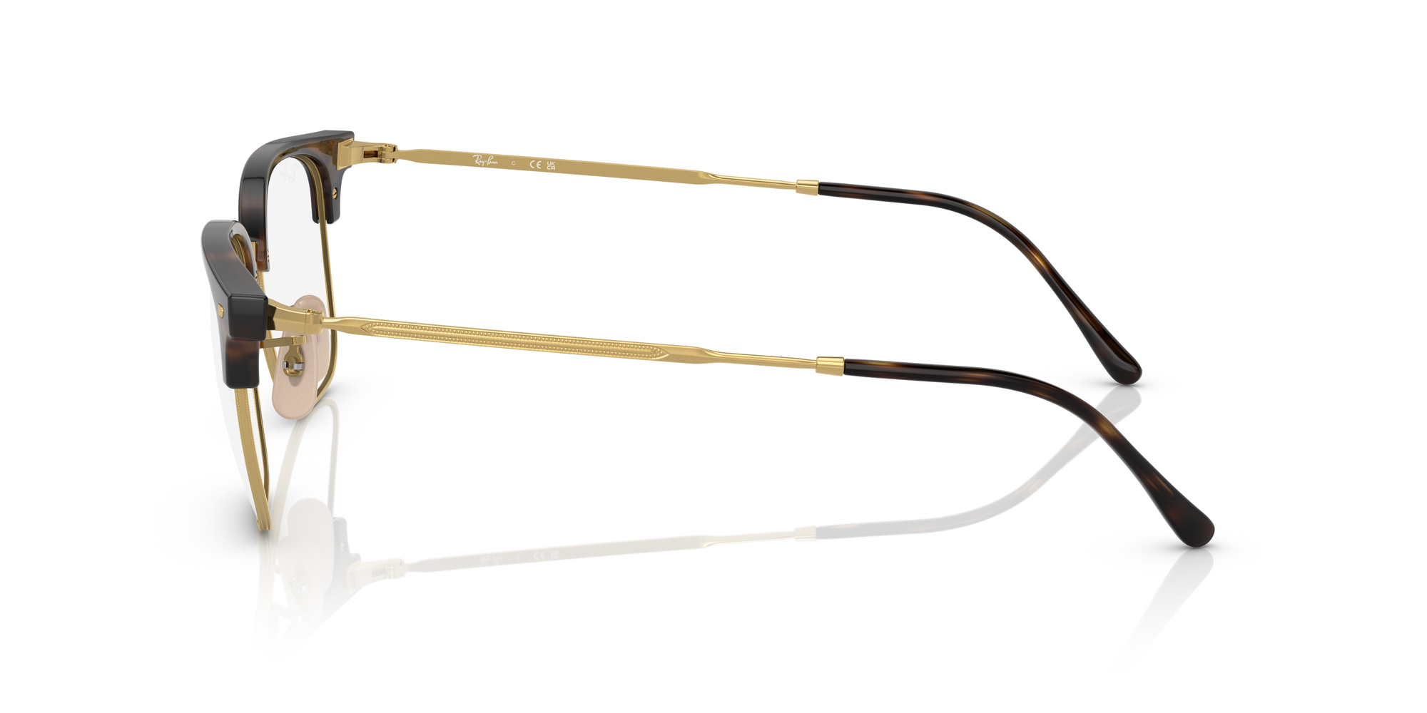 New Clubmaster Optics RX7216 51mm - Havana On Arista