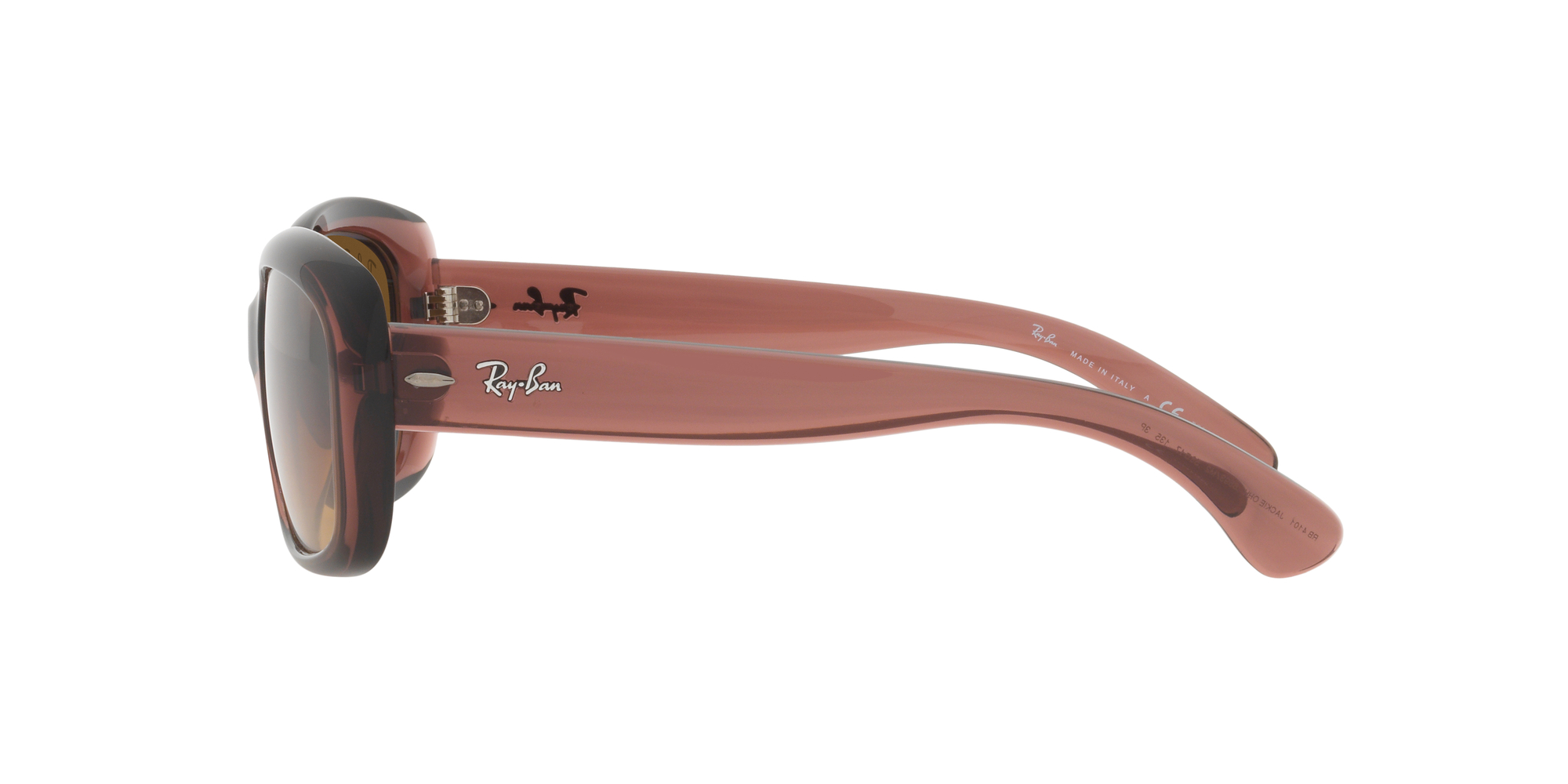 Jackie Ohh RB4101 58mm - Transparent Dark Brown