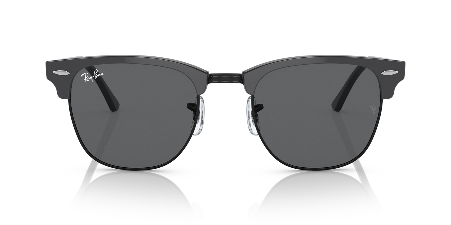 Clubmaster RB3016 55mm - Grey On Black