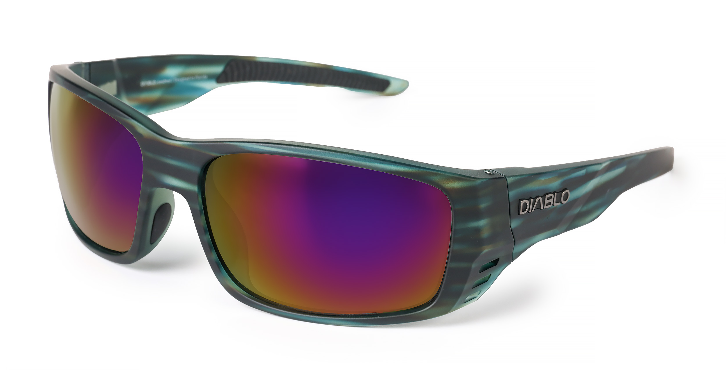 Marlin - Rubberized Green Striped Brown