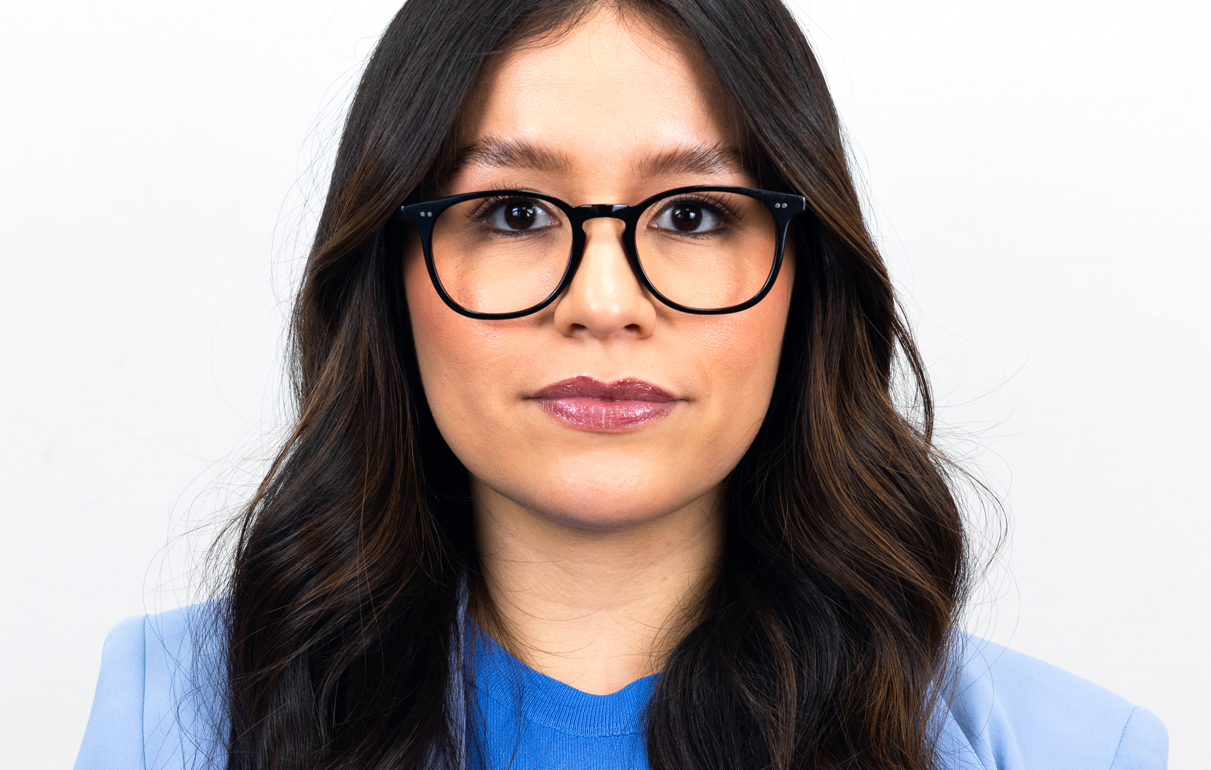 Emory Wide - Shiny Black - Glasses