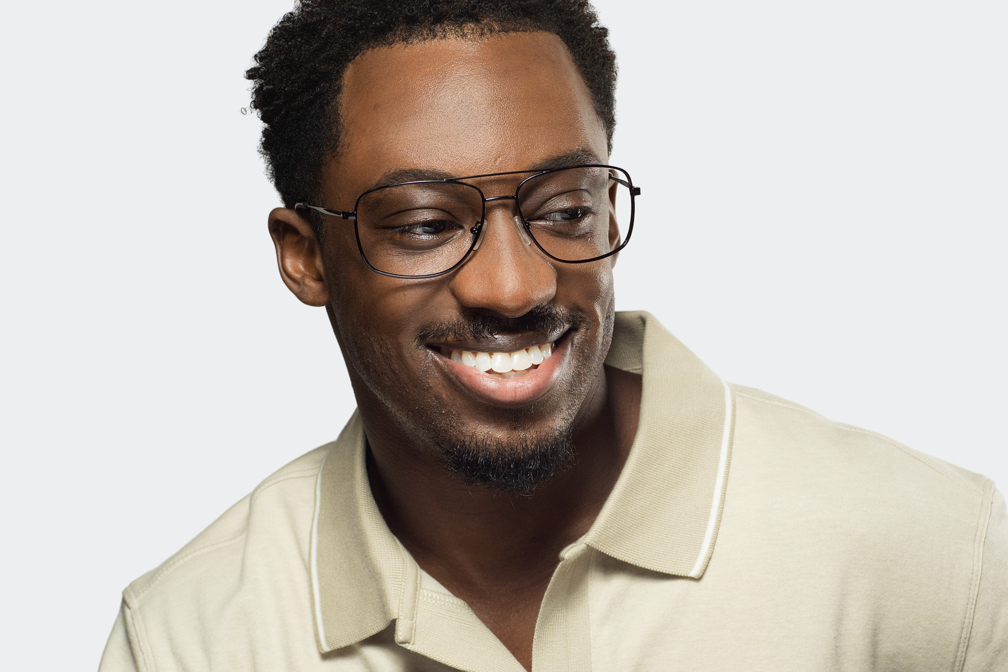 Charlie - Shiny Silver - Glasses