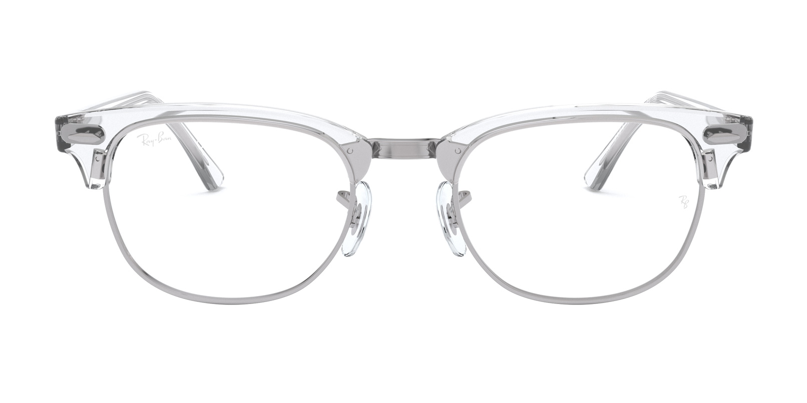 Clubmaster Optics RX5154 53mm - White Transparent