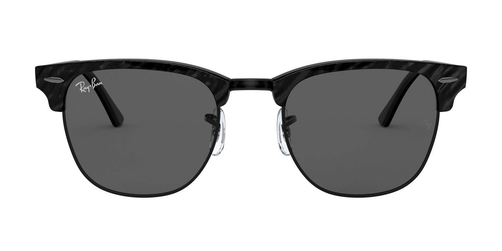 Clubmaster RB3016 51mm - Wrinkled Black On Black
