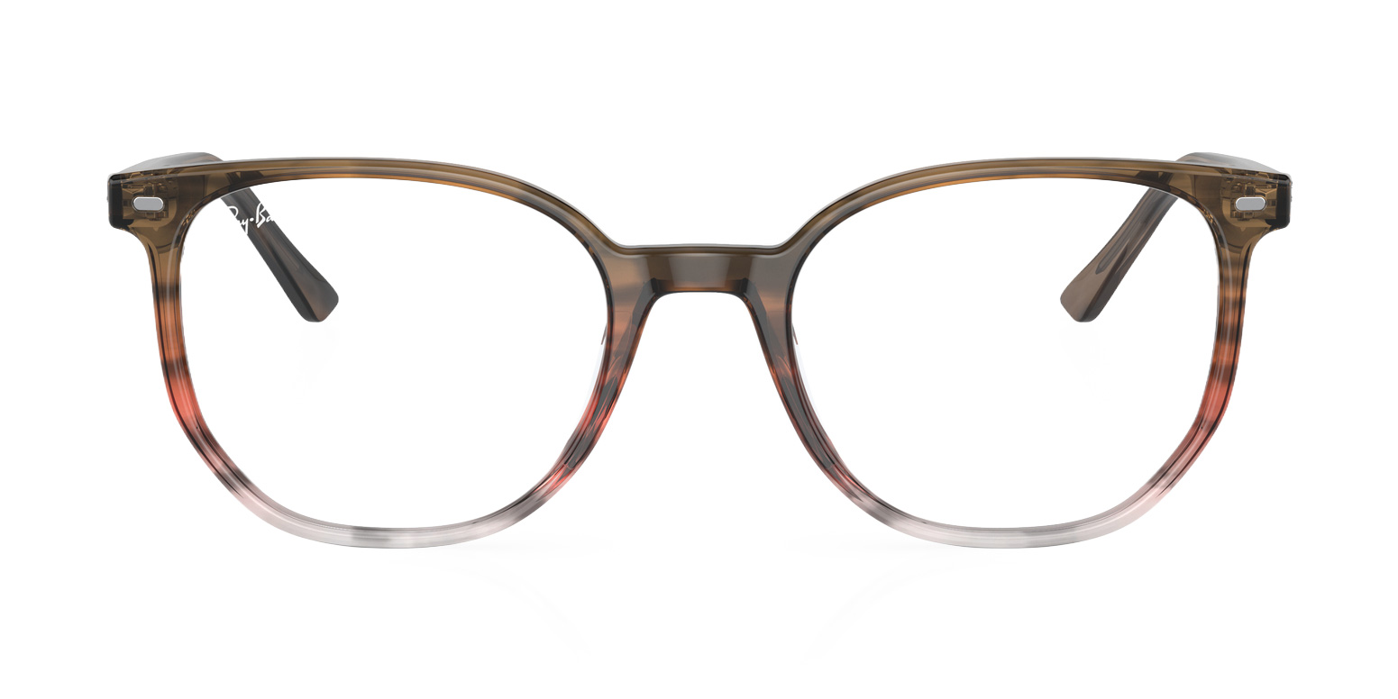 Elliot Optics RX5397 50mm - Striped Brown Gradient Red