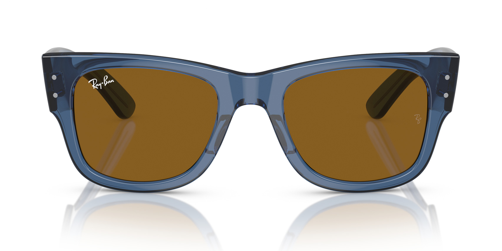 Mega Wayfarer RB0840S 51mm - Transparent Blu