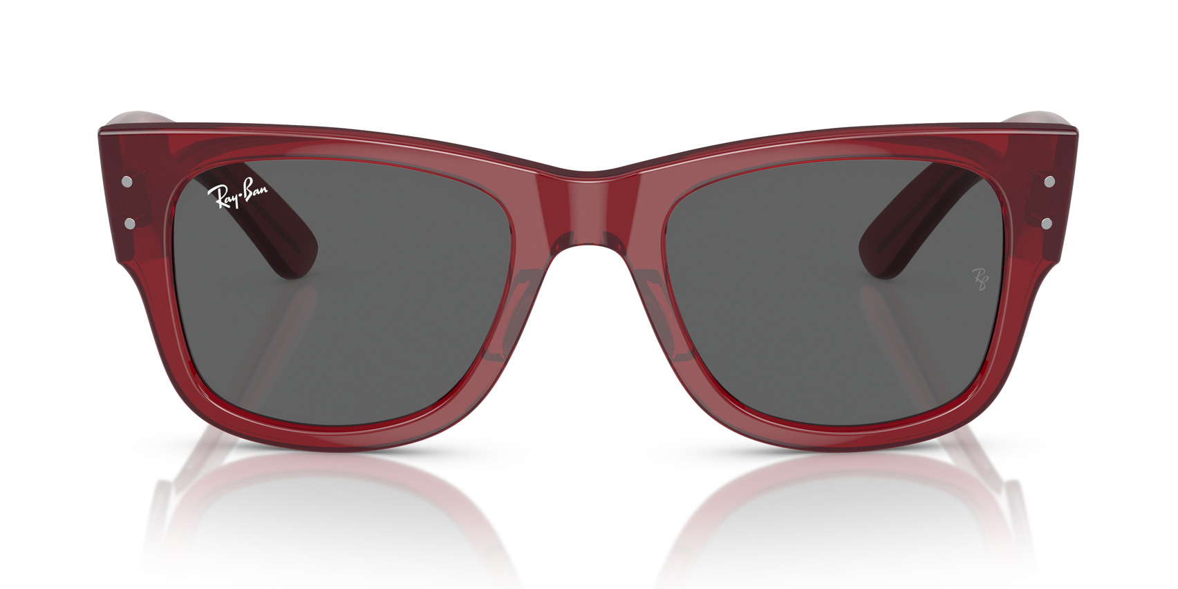 Mega Wayfarer RB0840S 51mm - Transparent Red