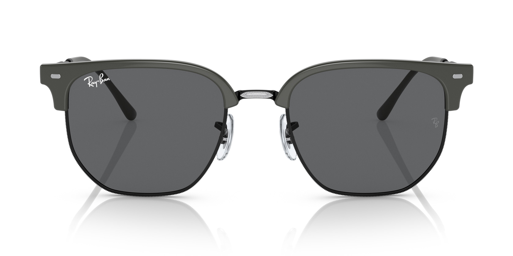 New Clubmaster RB4416 53mm - Grey On Black