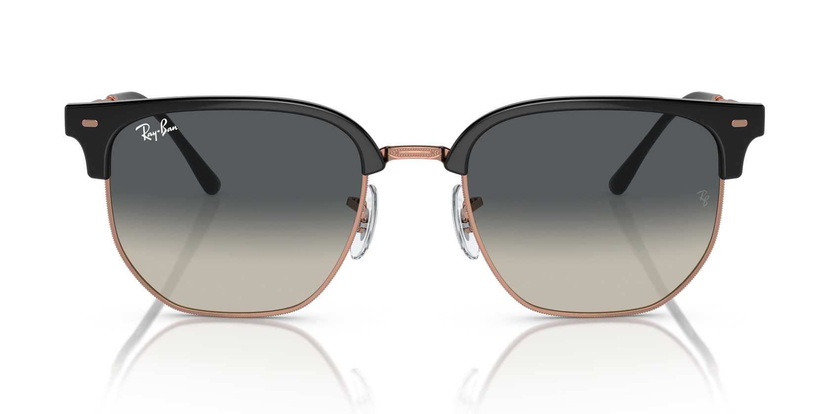 New Clubmaster RB4416 53mm - Dark Grey On Rose Gold
