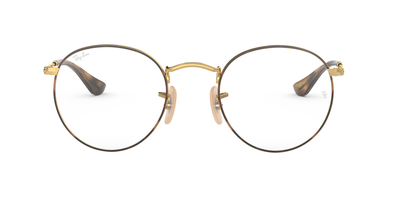 Round Metal Optics RX3447V 50mm - Havana On Arista