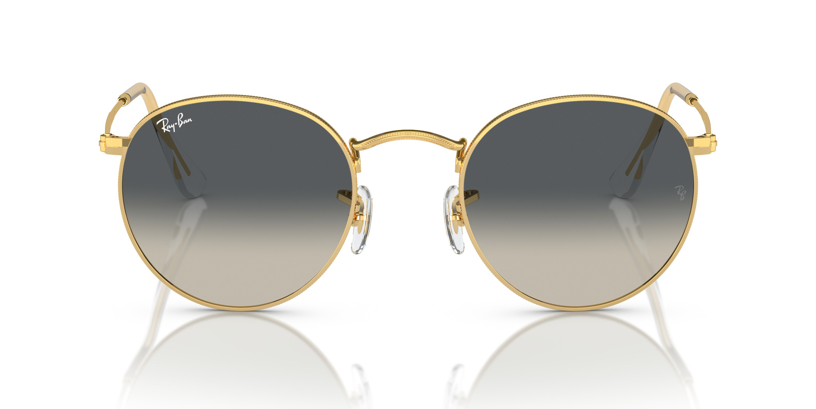 Round Metal RB3447 50mm - Gold - Transparent