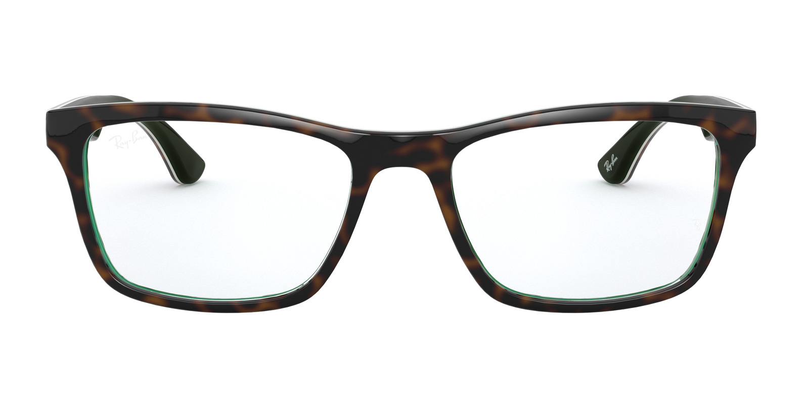 RX5279 57mm - Havana On Transparent Green
