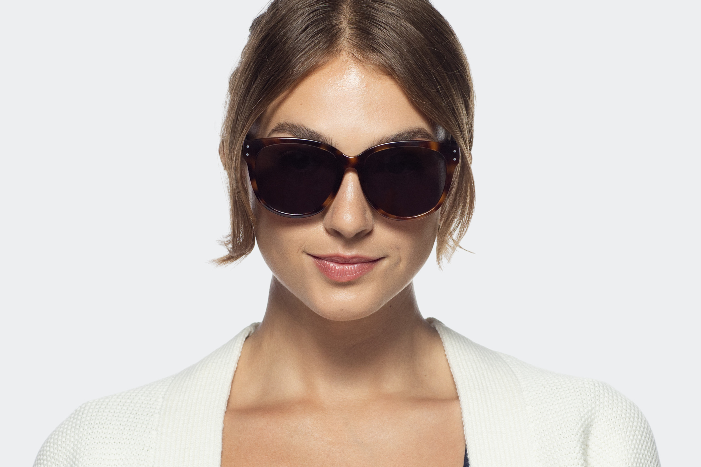 Sophia - Dark Tortoise Sunglasses - Sunglasses