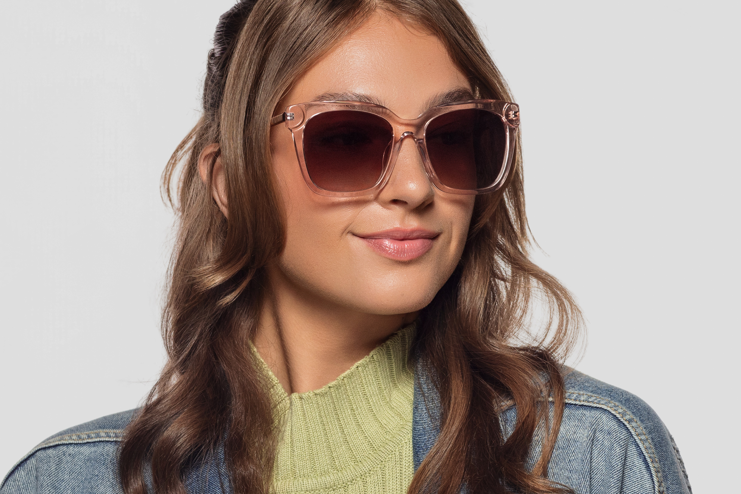 Tonya - Rose Crystal - Sunglasses
