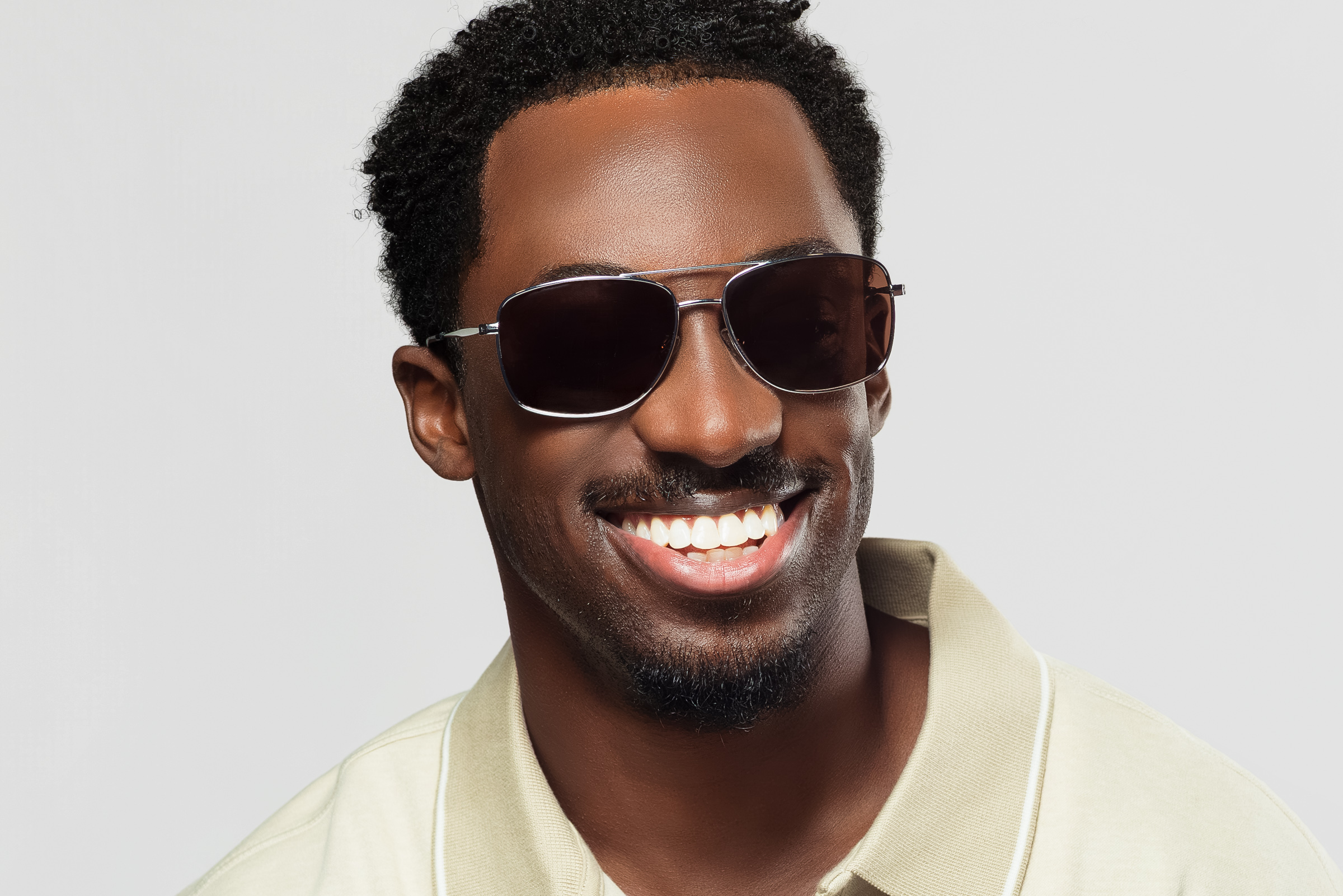 Charlie - Shiny Gunmetal Sunglasses - Sunglasses