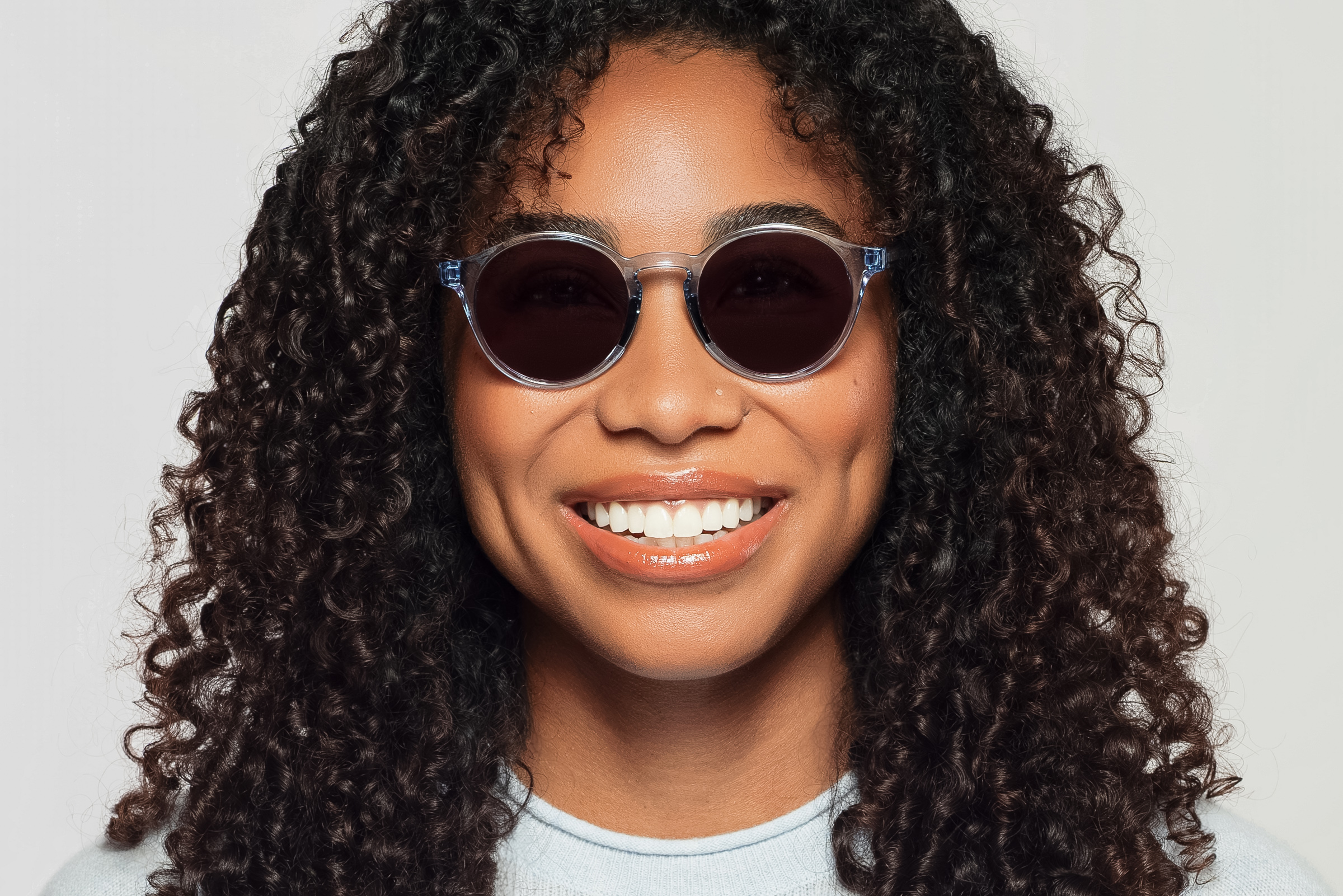 Amalfi - Crystal Blue Sunglasses