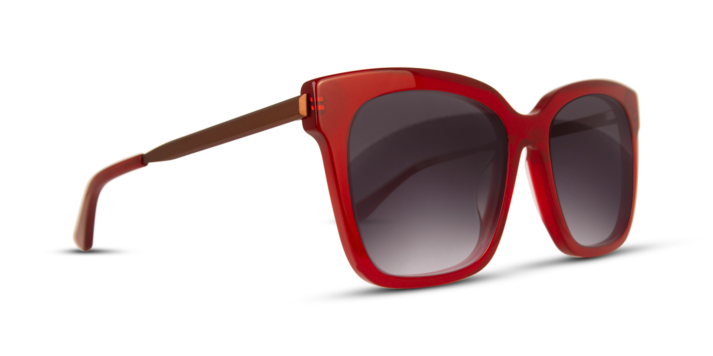 Tonya - Crystal Burgundy - Sunglasses