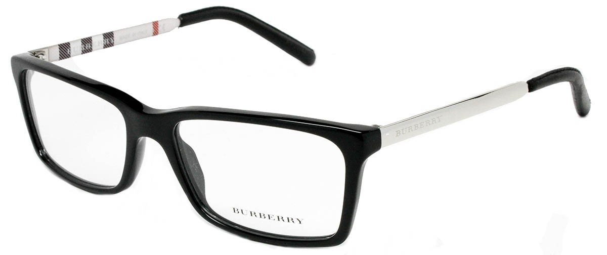 Burberry BE2159Q Black Glasses Angled
