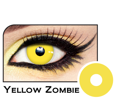 Lunatic Zombie Yellow Contacts