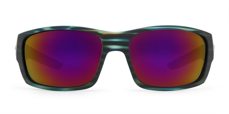 Marlin - Rubberized Green Striped Brown