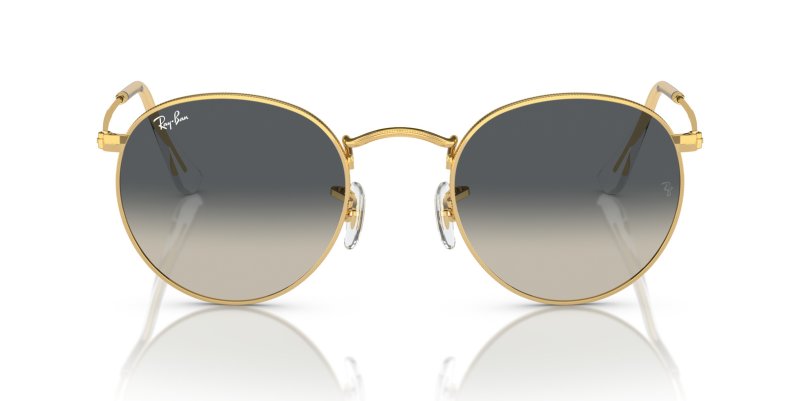 Round Metal RB3447 50mm - Gold - Transparent