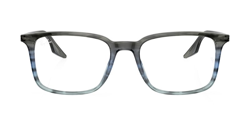RX5421 53mm - Striped Gray Gradient Blu