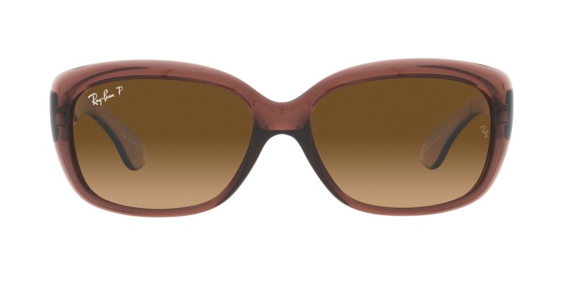 Jackie Ohh RB4101 58mm - Transparent Dark Brown