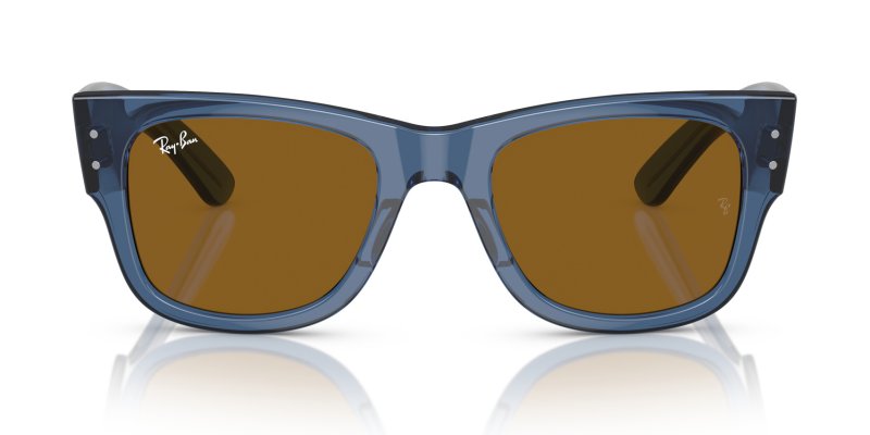 Mega Wayfarer RB0840S 51mm - Transparent Blu