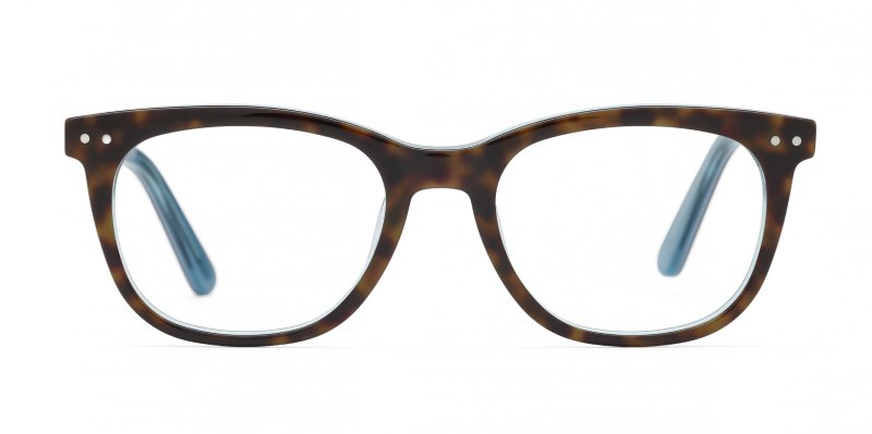 Rose - Tortoise on Crystal Blue