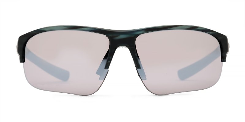 Stingray - Rubberized Green Striped Brown